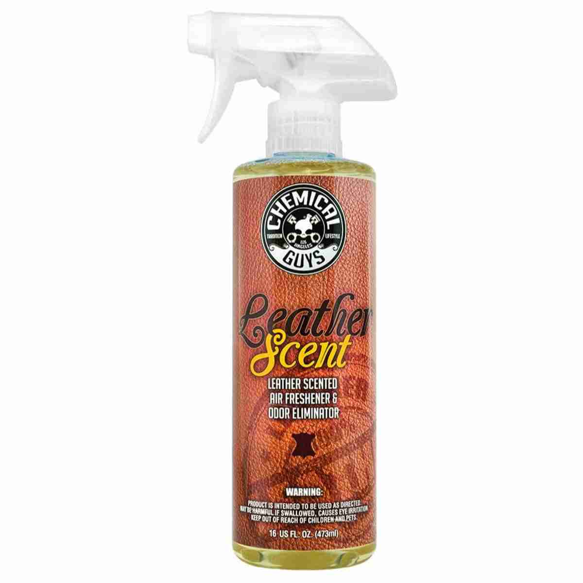 Chemical Guys Leather Scent Premium Air Freshener and Odor Eliminator (16 oz)