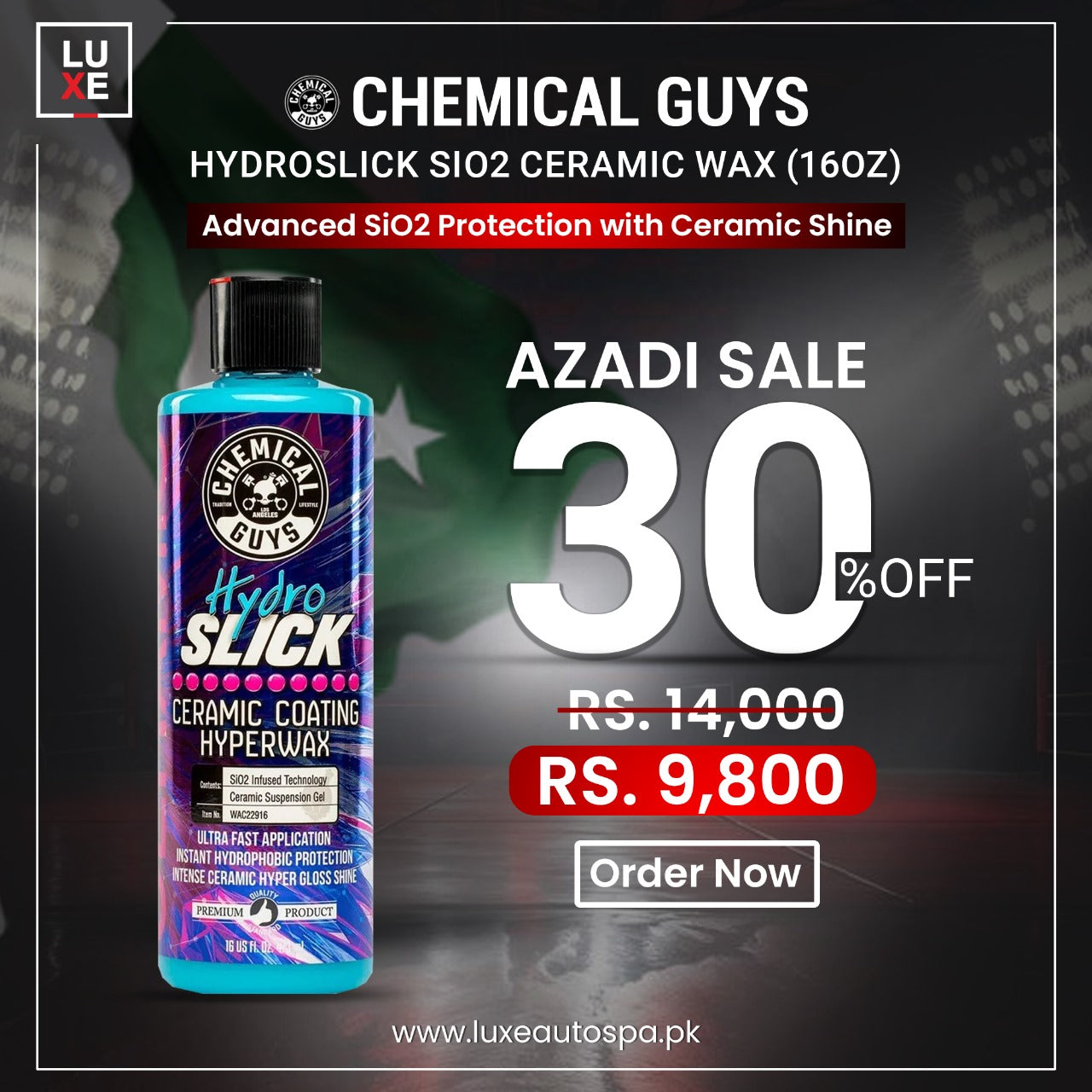 Chemical Guys HydroSlick SiO2 Ceramic Coating HyperWax