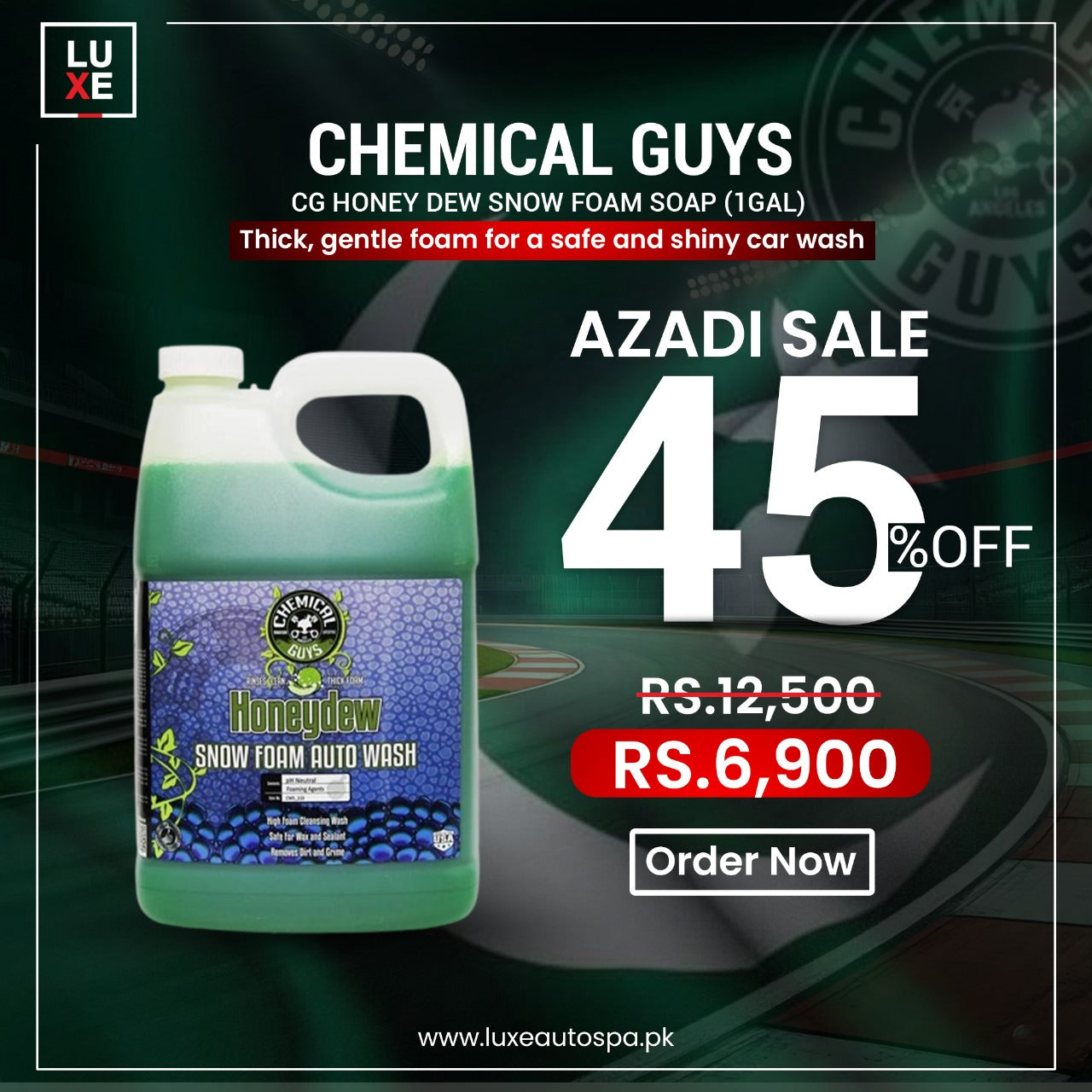 Chemical Guys Honey Dew Snow Foam Soap (1Gal)