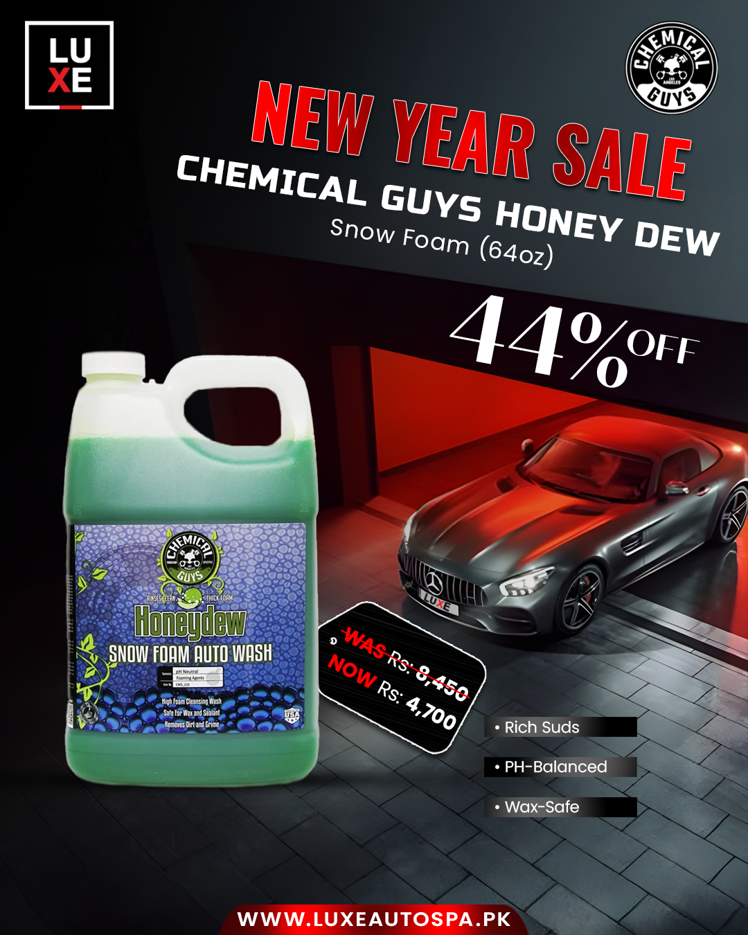 Chemical Guys Honey Dew Snow Foam (64 oz)