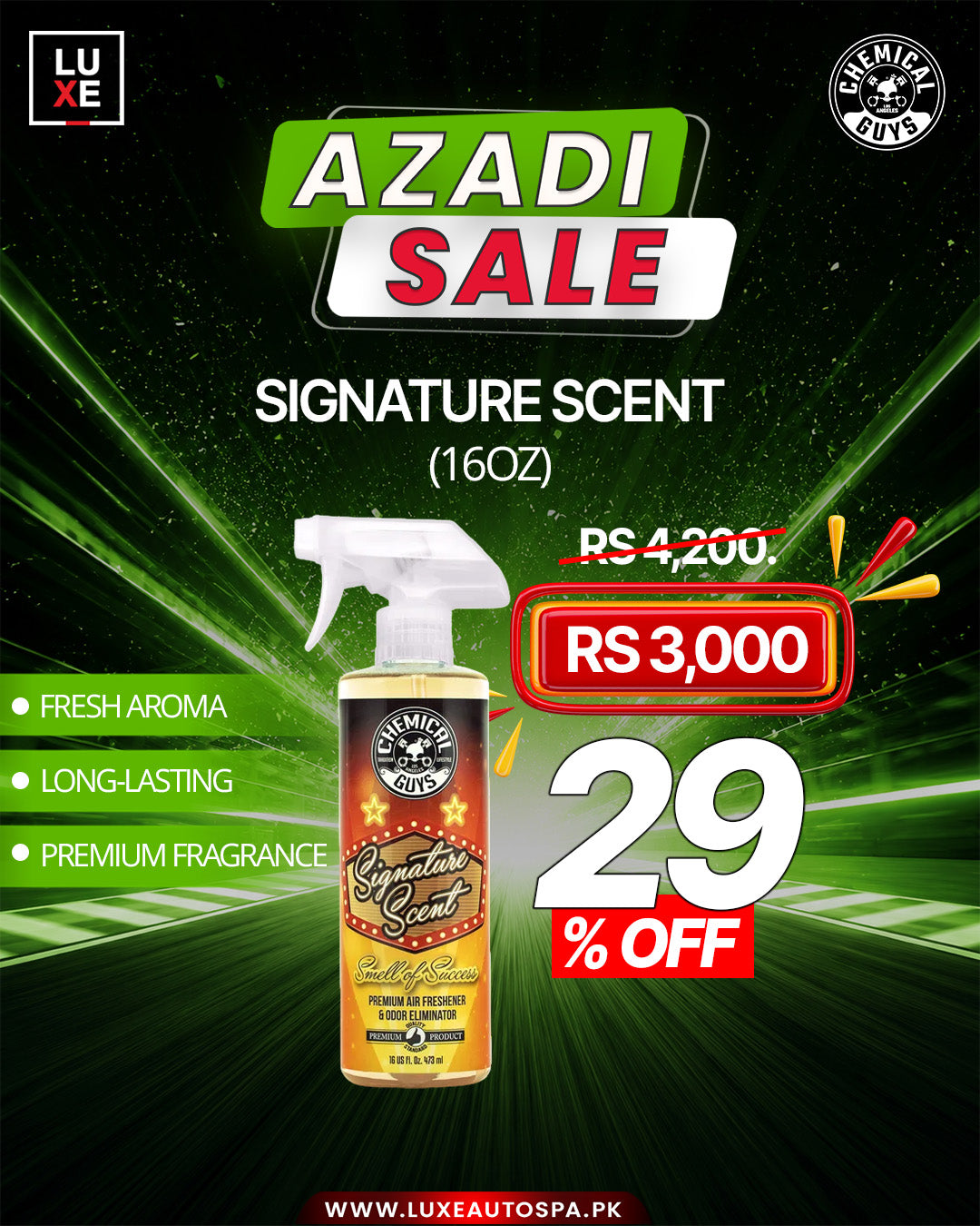 Chemical Guys Signature Scent (16 oz)