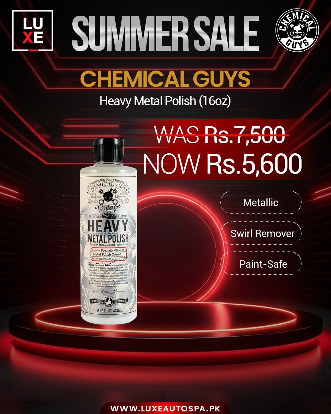 Chemical Guys Heavy Metal Polish (16oz)