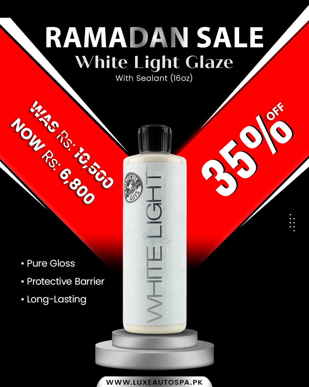 Chemical Guys White Light Glaze with Sealant (16 oz)