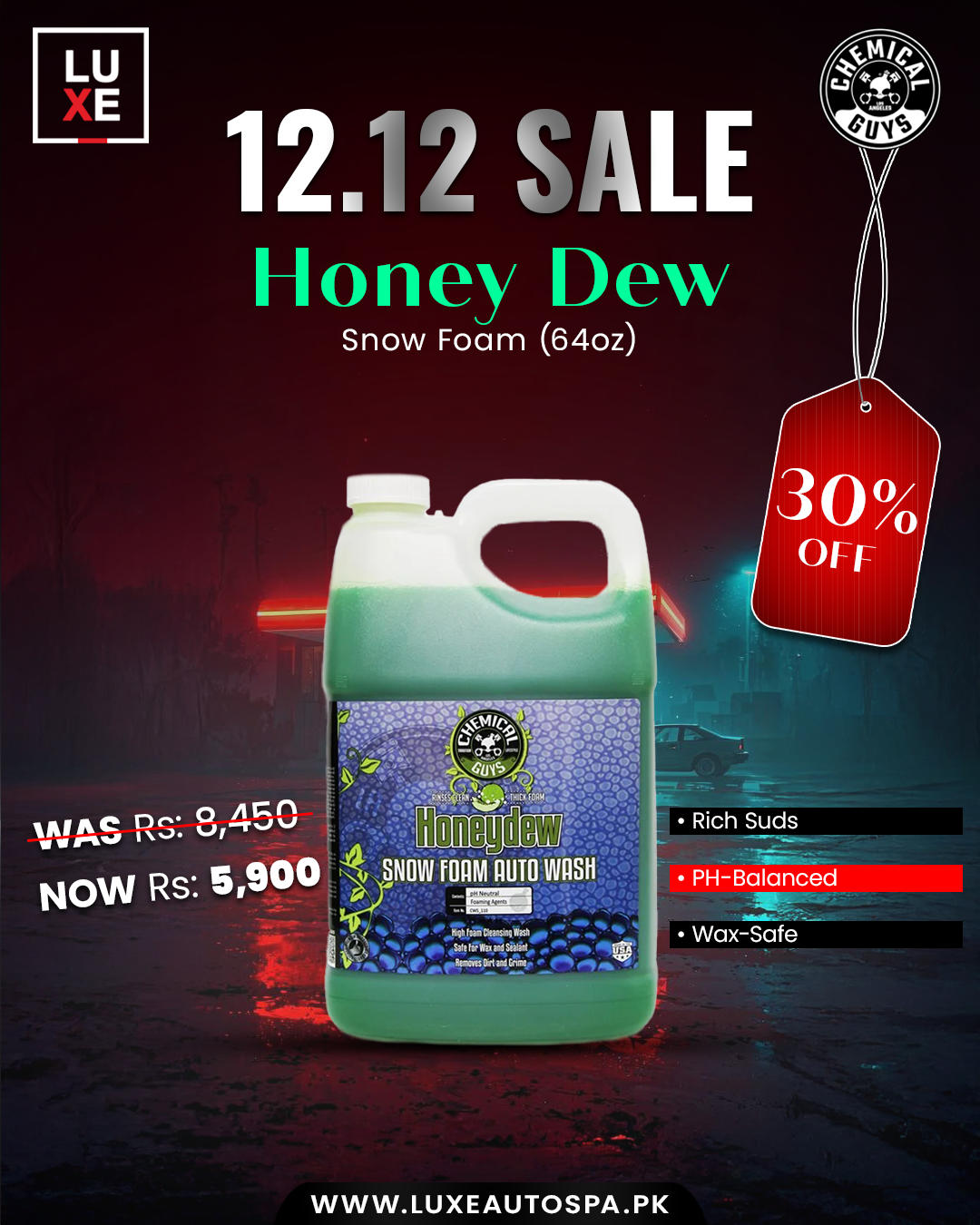 Chemical Guys Honey Dew Snow Foam (64 oz)