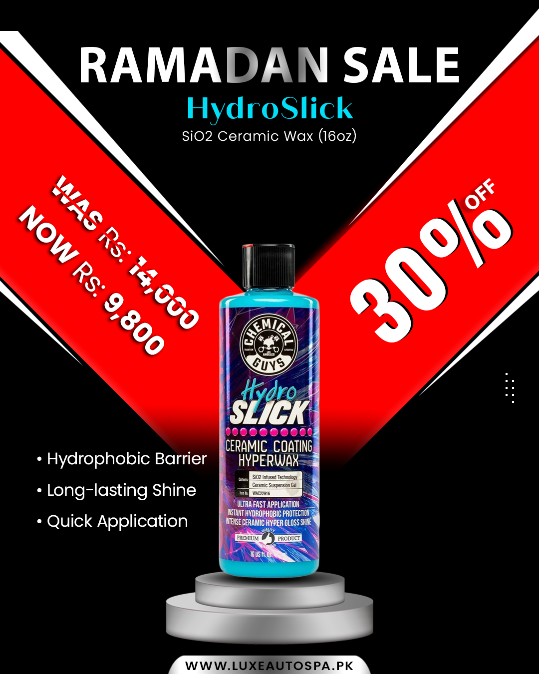 Chemical Guys HydroSlick SiO2 Ceramic Coating HyperWax