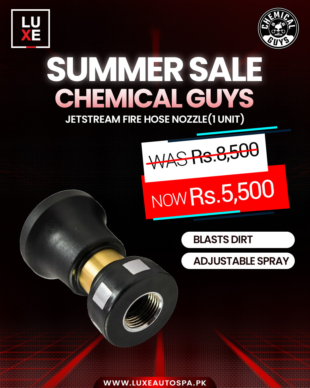 Chemical Guys Jetstream Fire Hose Nozzle