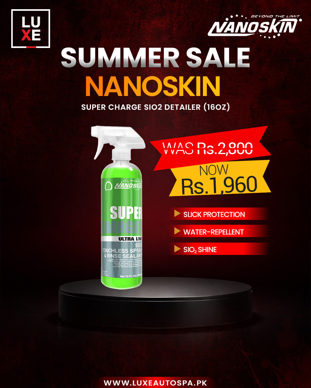 Nano skin  Super Charger 16Oz