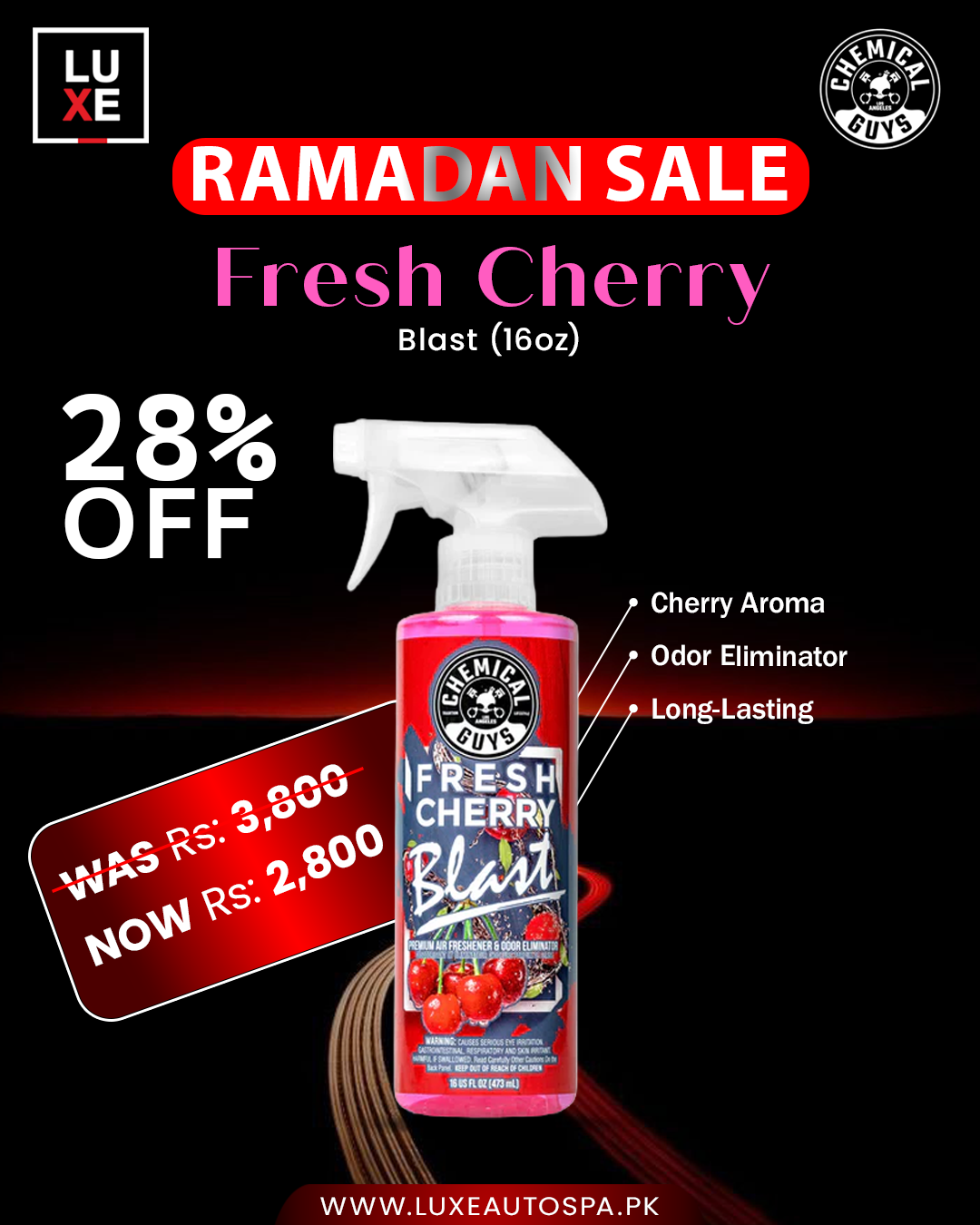 Fresh Cherry Blast 16oz