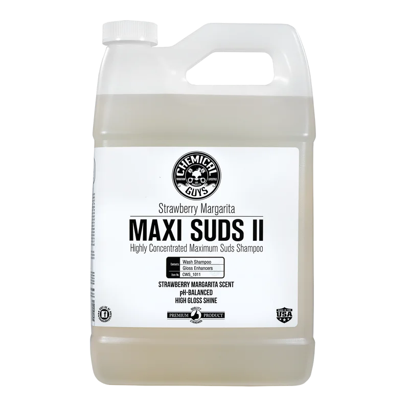 Chemical Guys Maxi Suds II Strawberry Margarita Super Suds Car Wash Shampoo 64oz