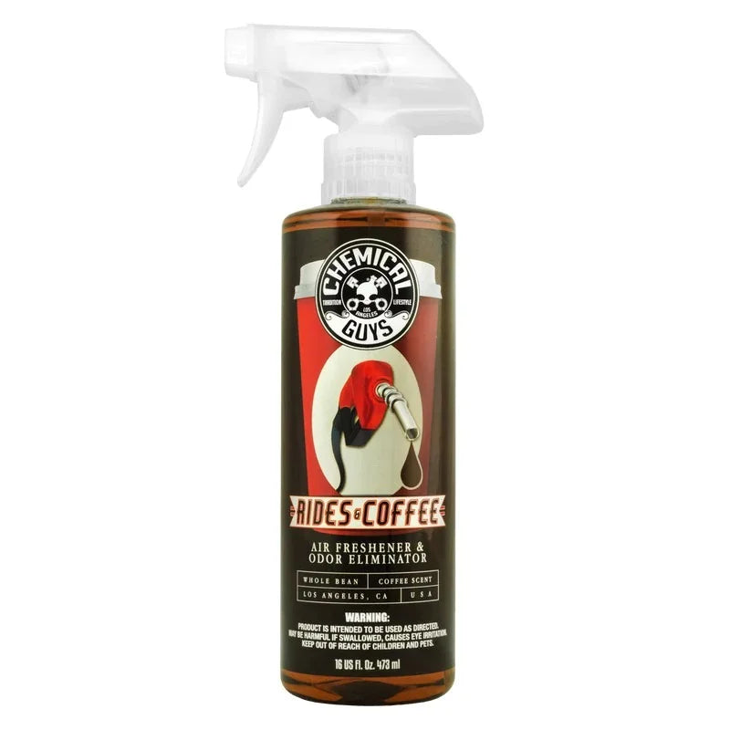 Chemical Guys Rides And Coffee Air Freshener And Odor Eliminator (16oz)