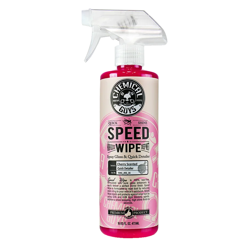 Chemical Guys Speed Wipe Quick Detailer & High Shine Spray Gloss 16oz