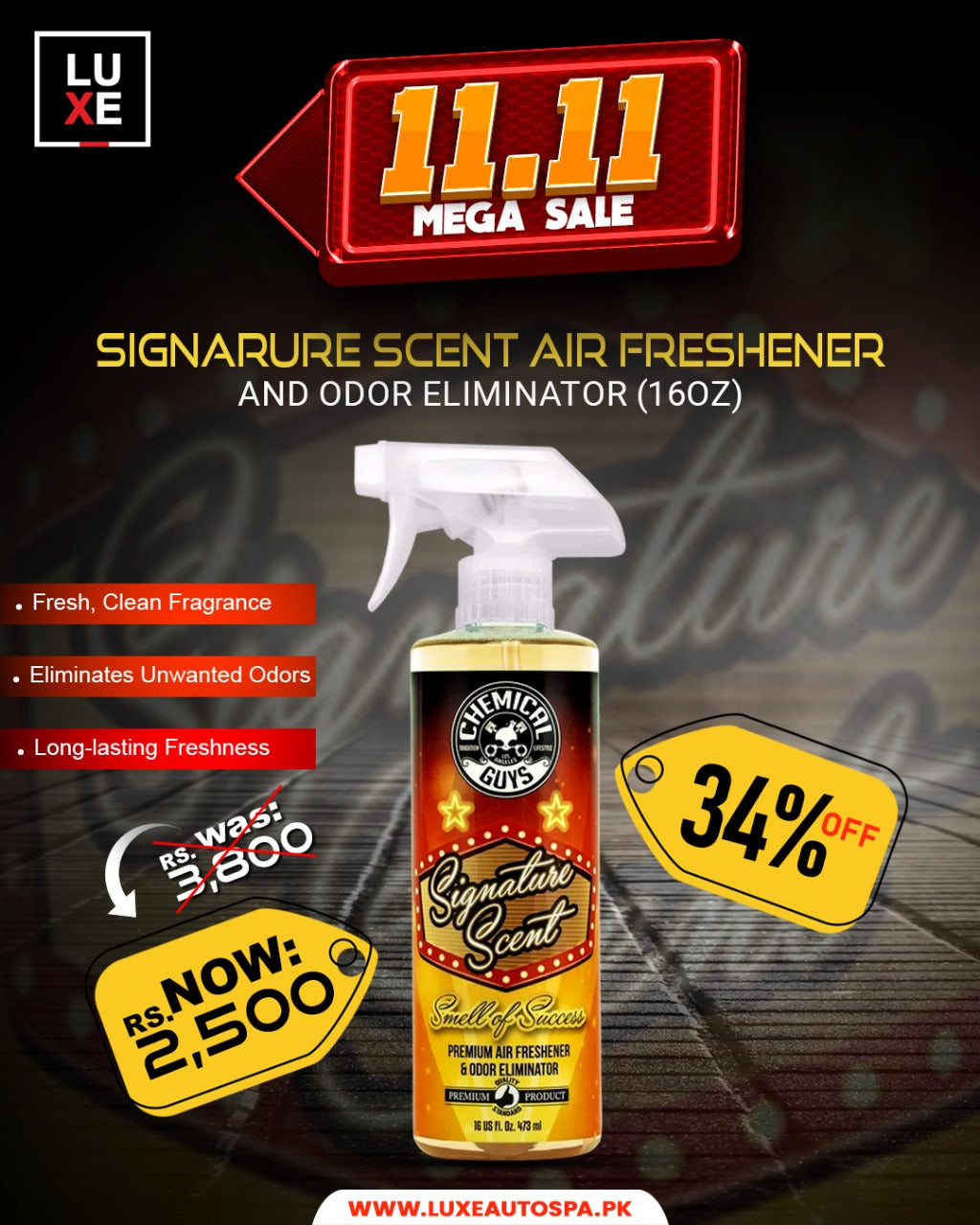 Chemical Guys Signature Scent (16 oz)