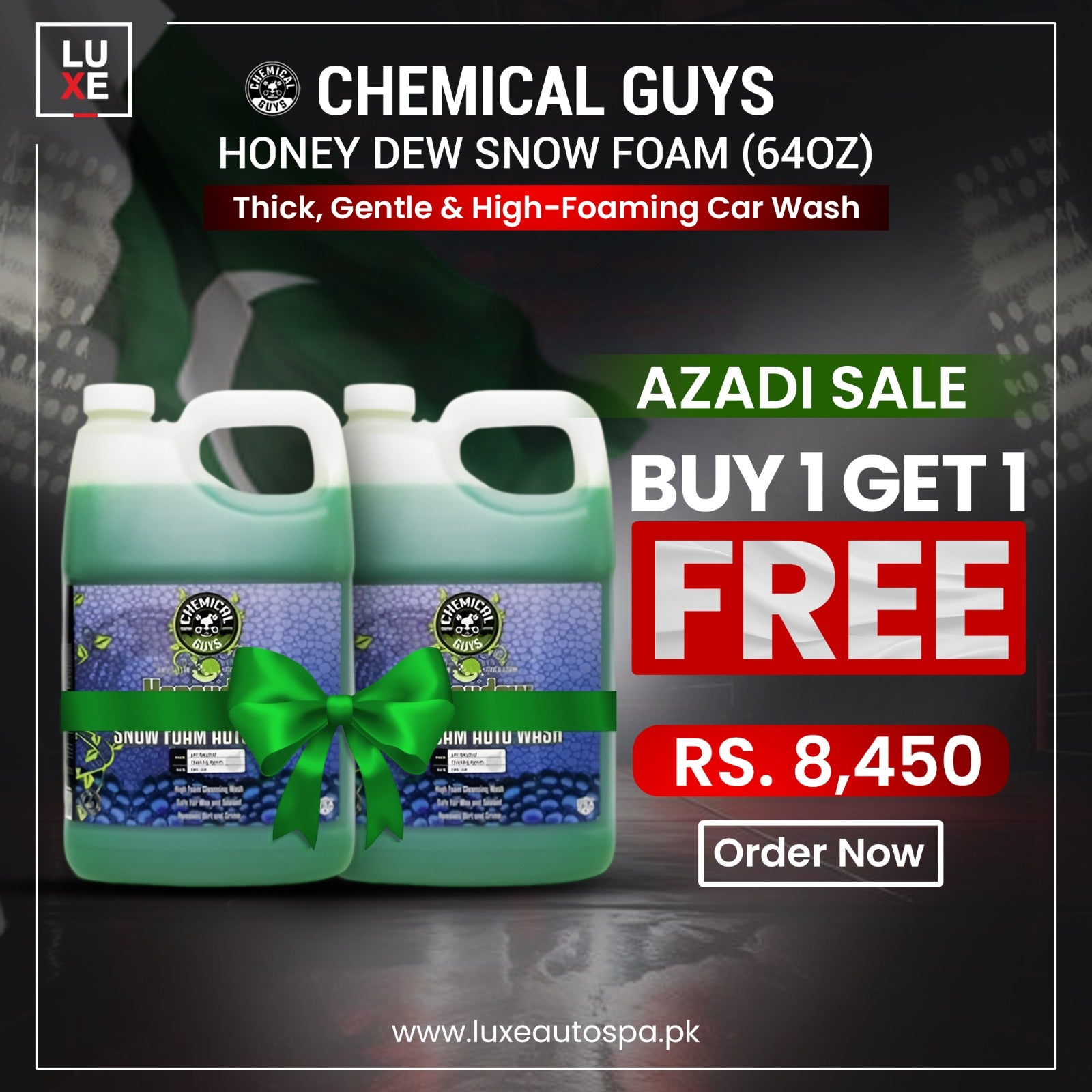 Chemical Guys Honey Dew Snow Foam (64 oz)  - LIMITED TIME OFFER: BUY 1 GET 1 FREE!