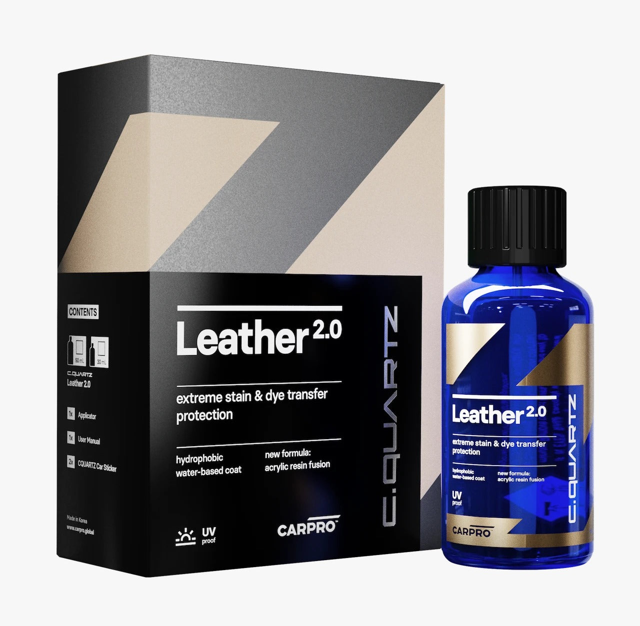 CARPRO CQUARTZ Leather 2.0 30ml Kit