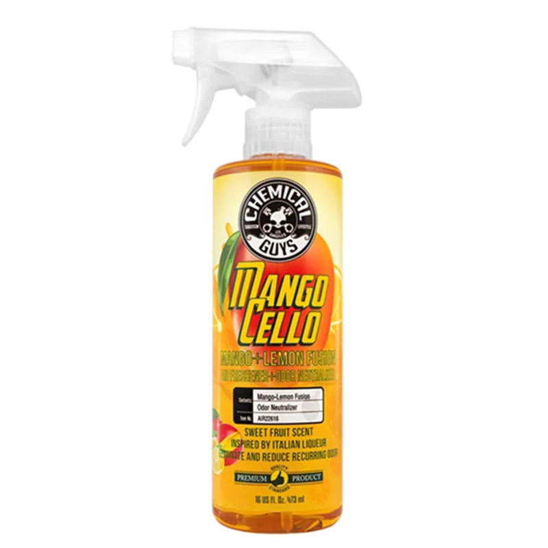 Chemical Guys Mangocello Mango Lemon Fusion Air Freshener & Odor Neutralizer (16 oz)