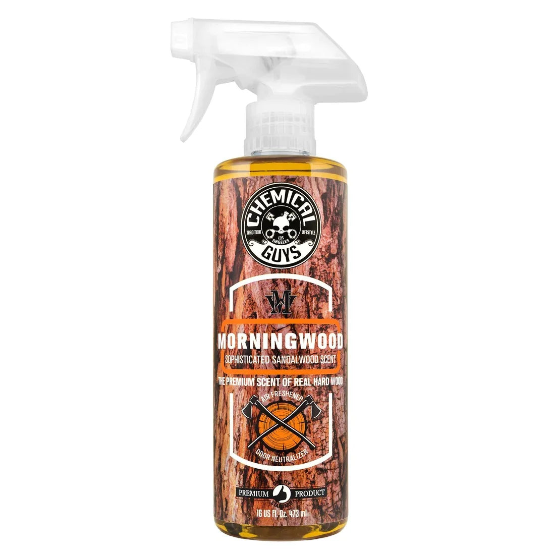 Chemical Guys Morning Wood Premium Air Freshener And Odor Eliminator (16oz)