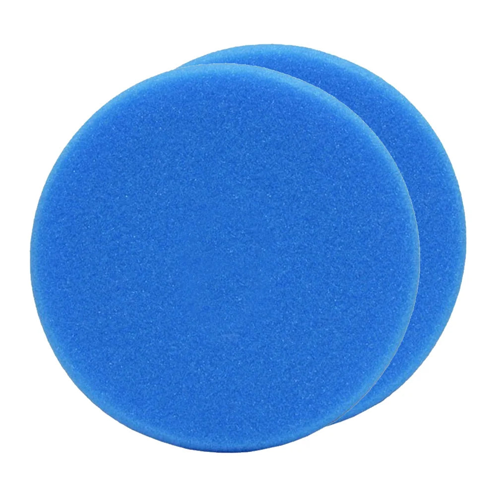 Buff and Shine Uro-Cell Blue Compound Foam Pad White Loop Dia (3″) (Pack of 2)